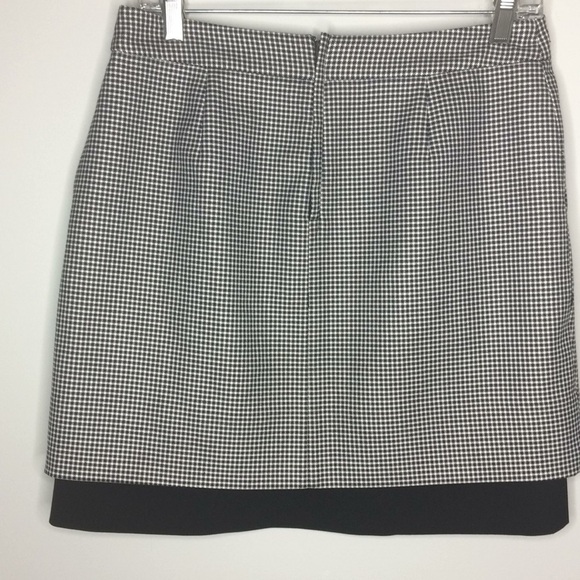 Vince Camuto Houndstooth Skirt Size 6 - Picture 4 of 9